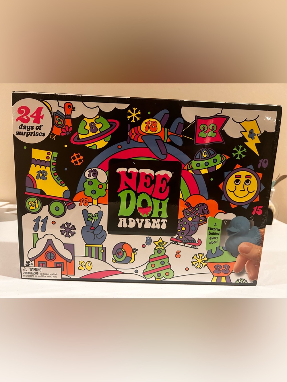 Needoh Advent Calendar, 24-Day Surprise. New. Authentic